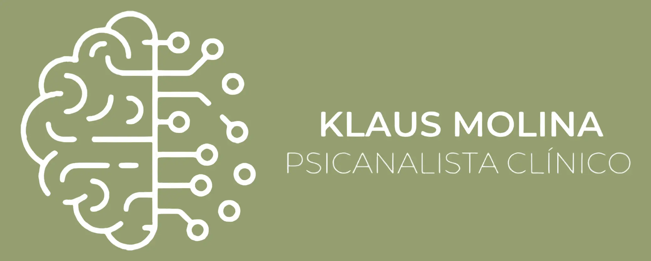 Klaus Molina - Psicanalista Clínico - Atendimento On-Line: demandas em depressão, ansiedade, dificuldades no relacionamento social, distúrbios de humor, obsessões e compulsões, angústia e crise conjugal e familiar.